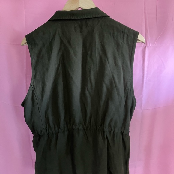 Maurices Olive Green Sleeveless Jacket - Picture 4 of 6